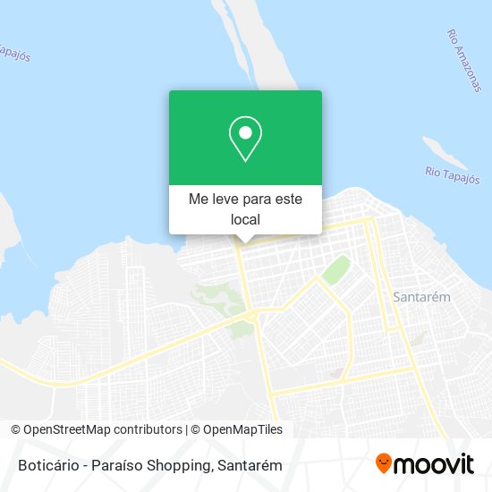 Boticário - Paraíso Shopping mapa