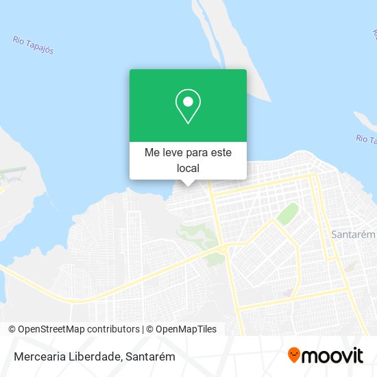 Mercearia Liberdade mapa