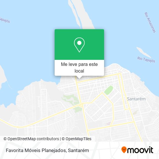 Favorita Móveis Planejados mapa