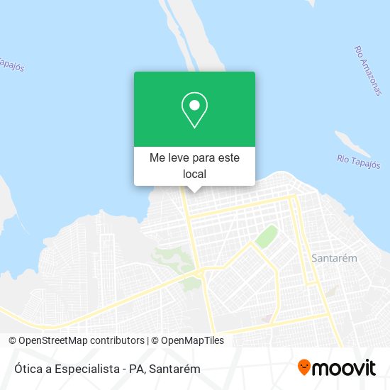 Ótica a Especialista - PA mapa