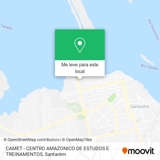 CAMET - CENTRO AMAZONICO DE ESTUDOS E TREINAMENTOS mapa