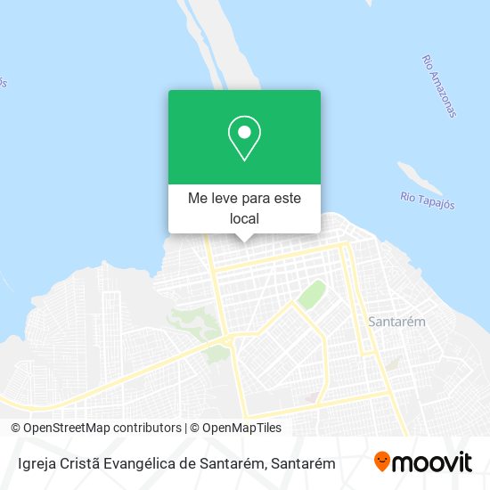 Igreja Cristã Evangélica de Santarém mapa