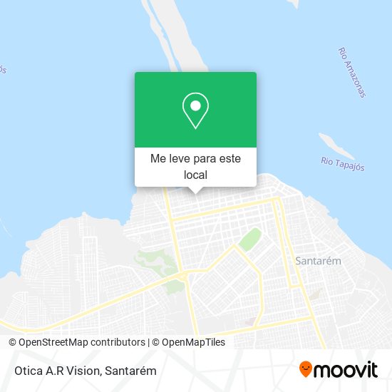 Otica A.R Vision mapa