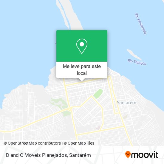 D and C Moveis Planejados mapa