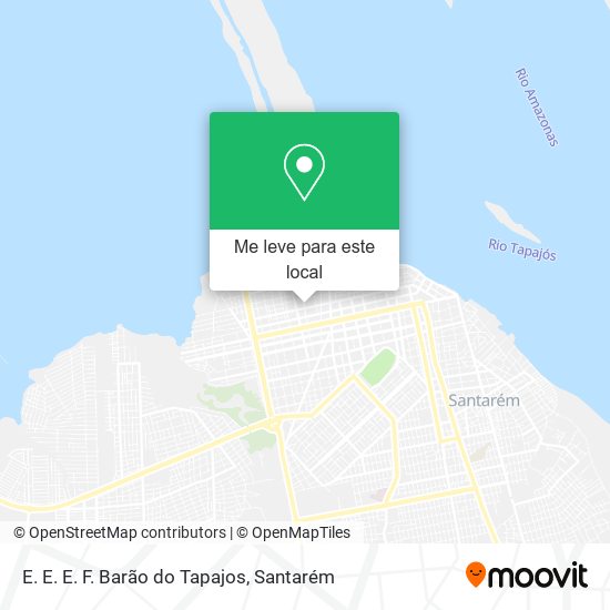 E. E. E. F. Barão do Tapajos mapa