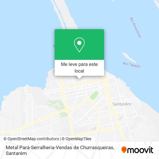 Metal Pará-Serralheria-Vendas de Churrasqueiras mapa
