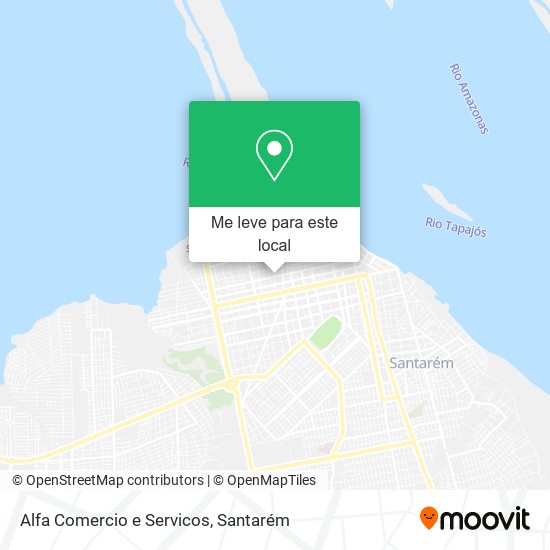 Alfa Comercio e Servicos mapa