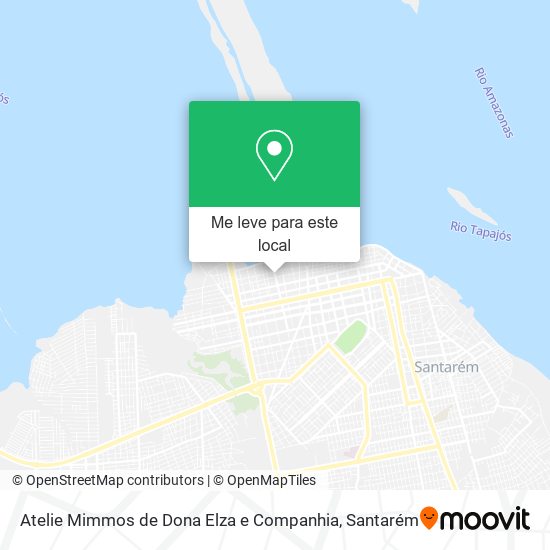 Atelie Mimmos de Dona Elza e Companhia mapa