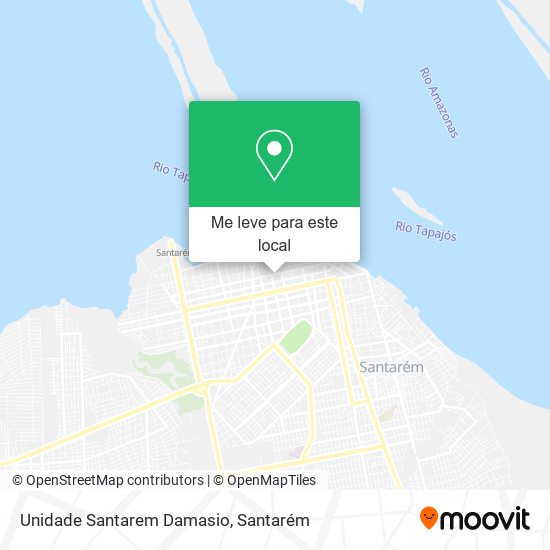 Unidade Santarem Damasio mapa