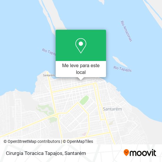 Cirurgia Toracica Tapajos mapa