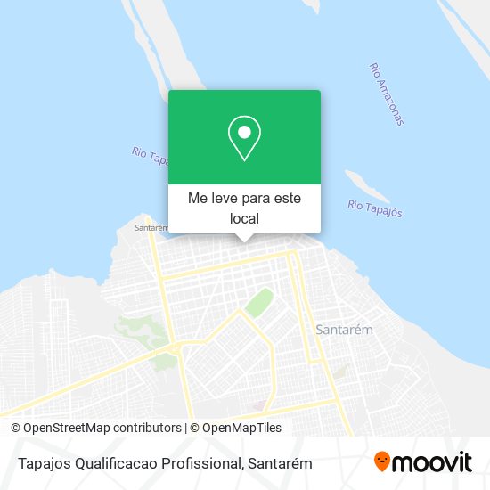 Tapajos Qualificacao Profissional mapa