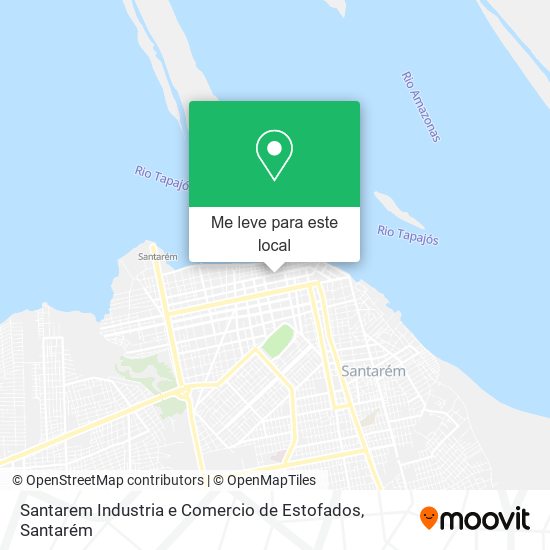 Santarem Industria e Comercio de Estofados mapa