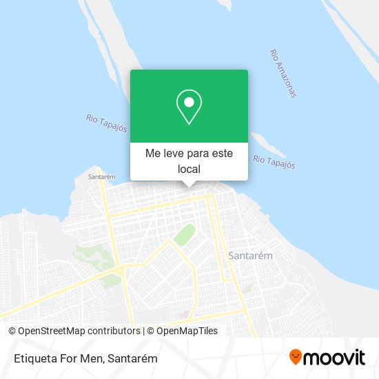 Etiqueta For Men mapa