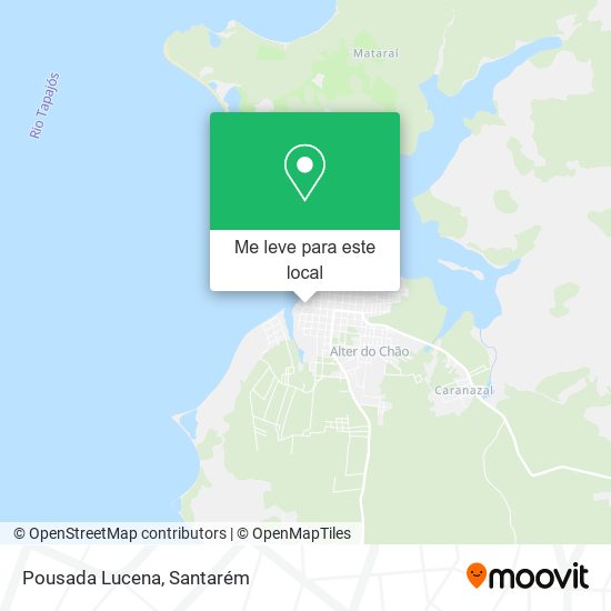 Pousada Lucena mapa