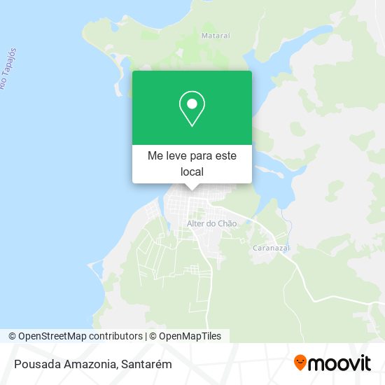 Pousada Amazonia mapa