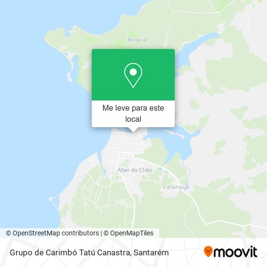 Grupo de Carimbó Tatú Canastra mapa