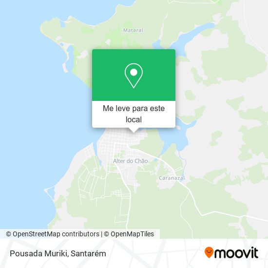 Pousada Muriki mapa