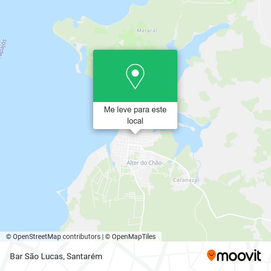 Bar São Lucas mapa