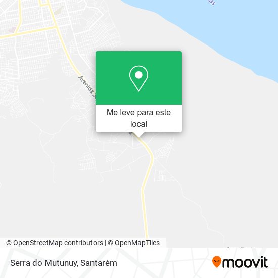 Serra do Mutunuy mapa