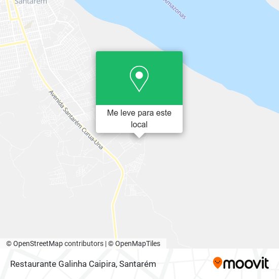 Restaurante Galinha Caipira mapa