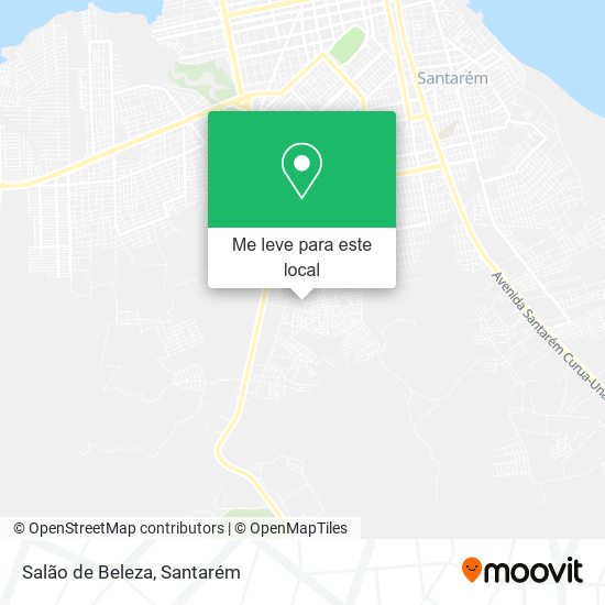 Salão de Beleza mapa