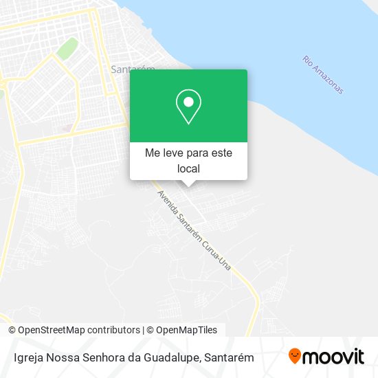 Igreja Nossa Senhora da Guadalupe mapa