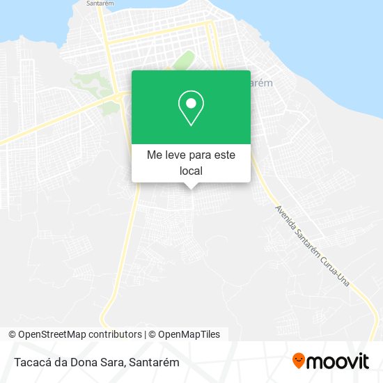 Tacacá da Dona Sara mapa