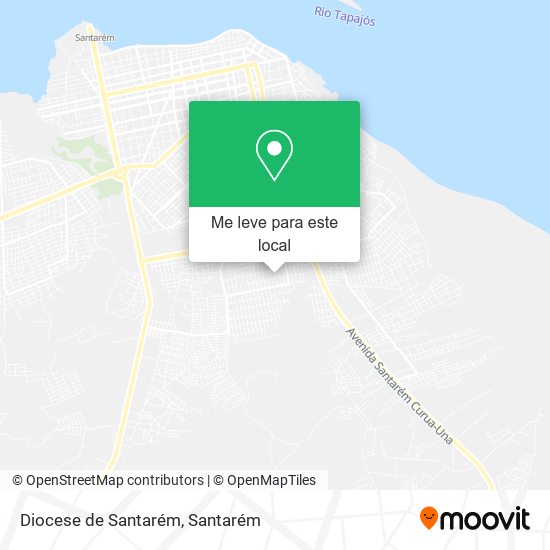 Diocese de Santarém mapa