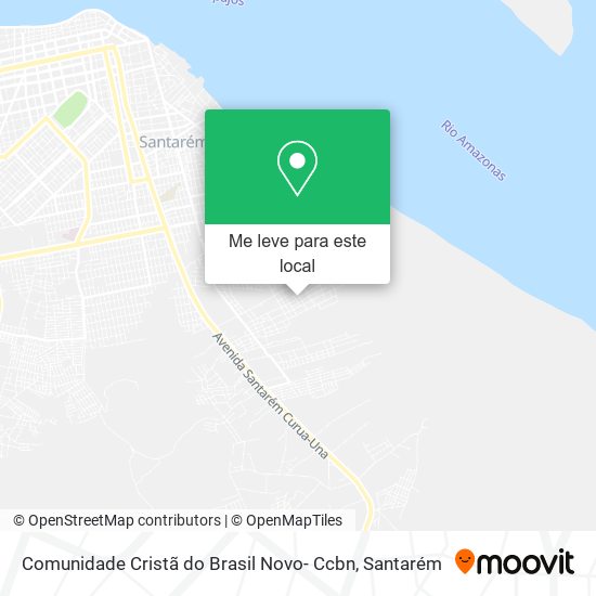 Comunidade Cristã do Brasil Novo- Ccbn mapa