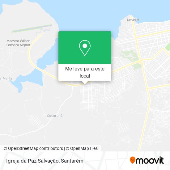 Igreja da Paz Salvação mapa