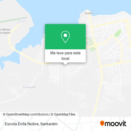 Escola Ecila Nobre mapa