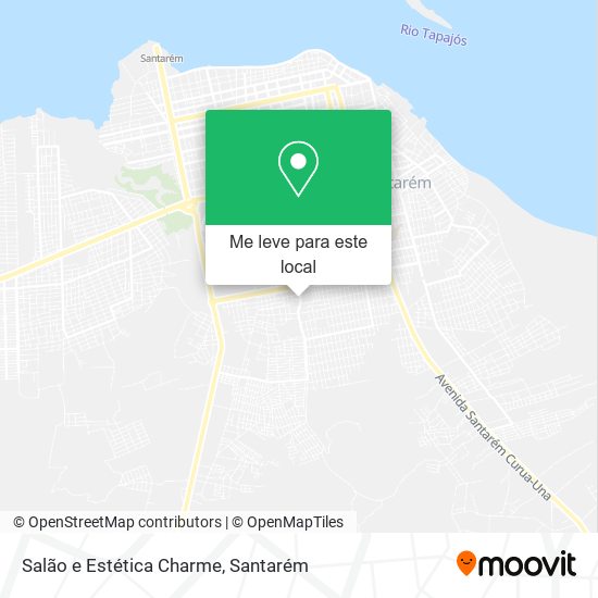 Salão e Estética Charme mapa