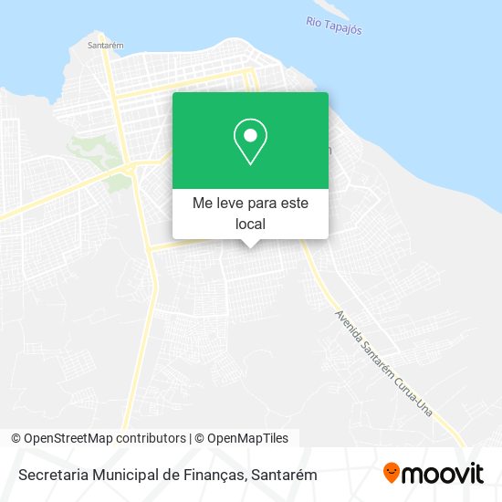 Secretaria Municipal de Finanças mapa