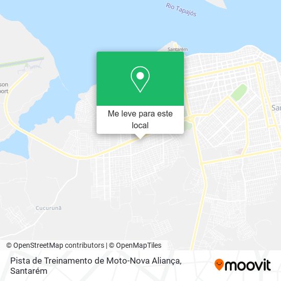 Pista de Treinamento de Moto-Nova Aliança mapa