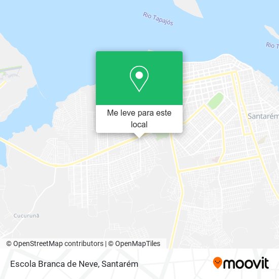 Escola Branca de Neve mapa
