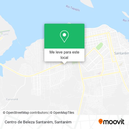 Centro de Beleza Santarém mapa