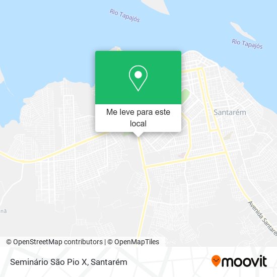 Seminário São Pio X mapa