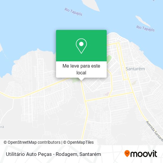 Utilitário Auto Peças - Rodagem mapa