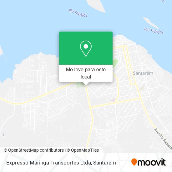 Expresso Maringá Transportes Ltda mapa