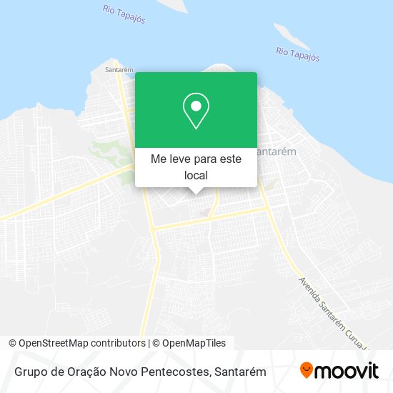 Grupo de Oração Novo Pentecostes mapa