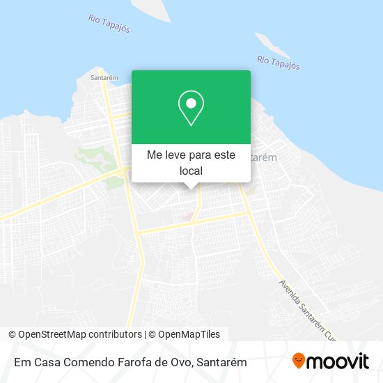 Em Casa Comendo Farofa de Ovo mapa