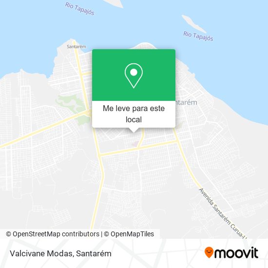 Valcivane Modas mapa