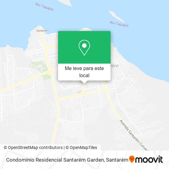 Condomínio Residencial Santarém Garden mapa