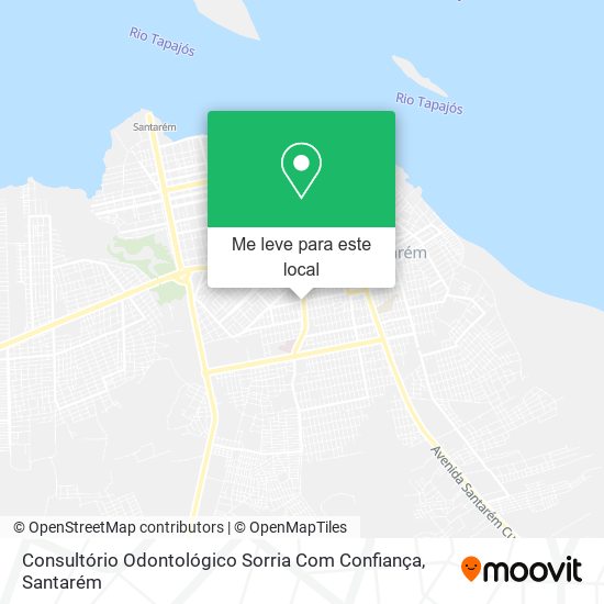 Consultório Odontológico Sorria Com Confiança mapa
