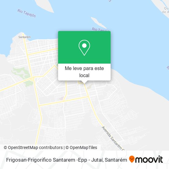 Frigosan-Frigorifico Santarem -Epp - Jutaí mapa