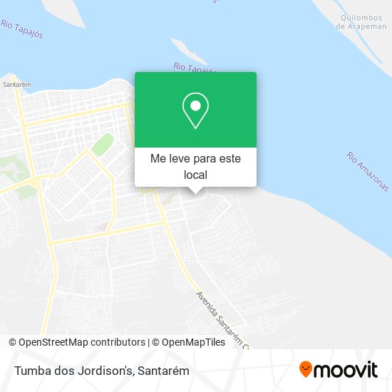 Tumba dos Jordison's mapa