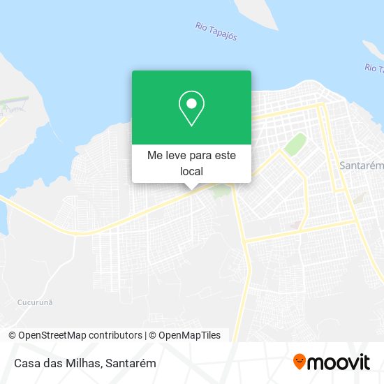 Casa das Milhas mapa