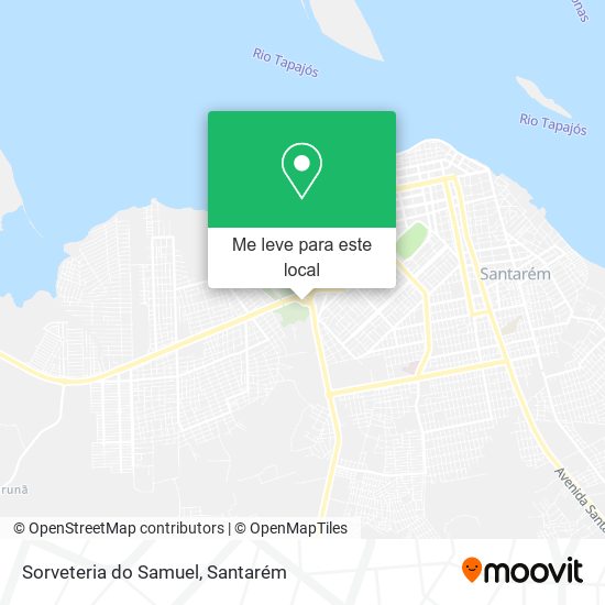 Sorveteria do Samuel mapa