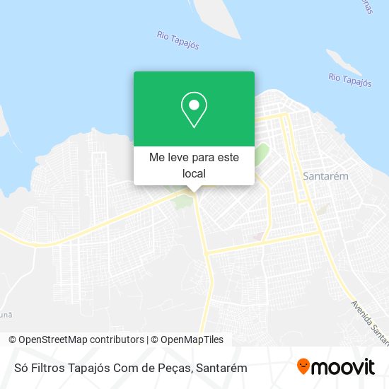 Só Filtros Tapajós Com de Peças mapa