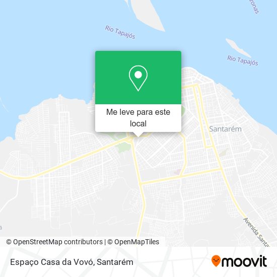 Espaço Casa da Vovó mapa